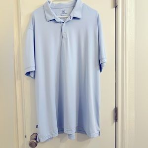 Mizzen + Main XXL baby blue performance polo. Excellent condition.